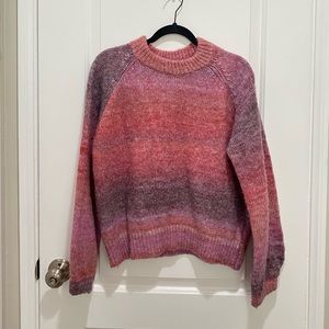 purple and pink Verge Girl sweater